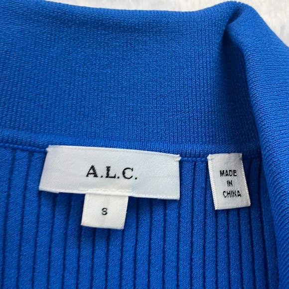 NWOT Blue A.L.C. Eleanor Ribbed Sweater, Size Small - Picture 6 of 7